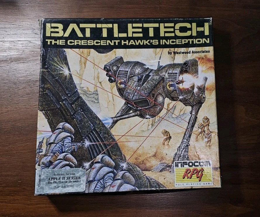 Battletech: The Crescent Hawk’s Inception Apple II (2) series