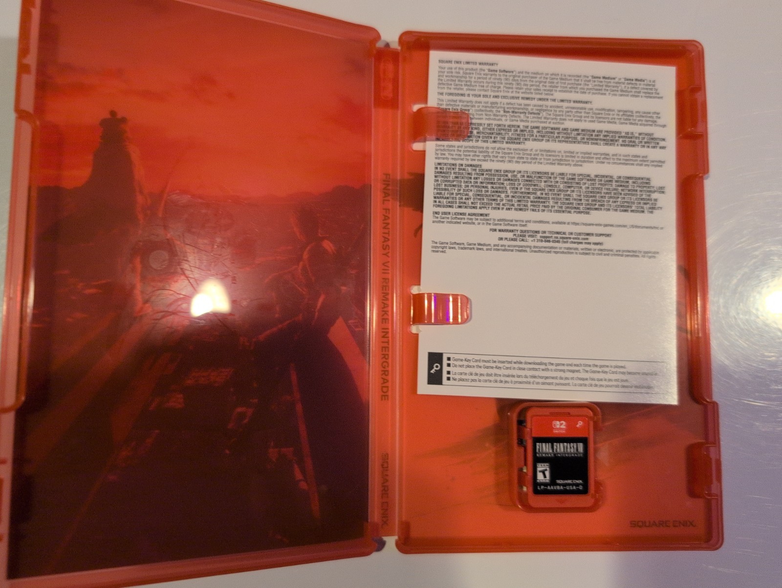 FINAL FANTASY VII REMAKE INTERGRADE (Game-Key Card) – Nintendo Switch 2