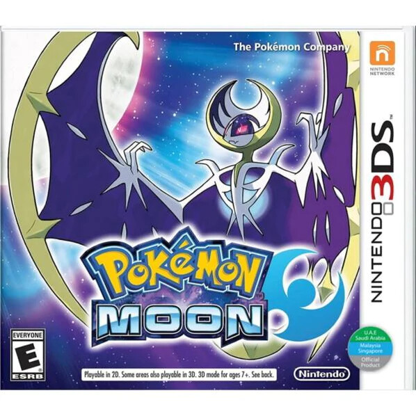 Pokemon Moon 3DS Brand New Game (Multiplayer, 2016 RPG)