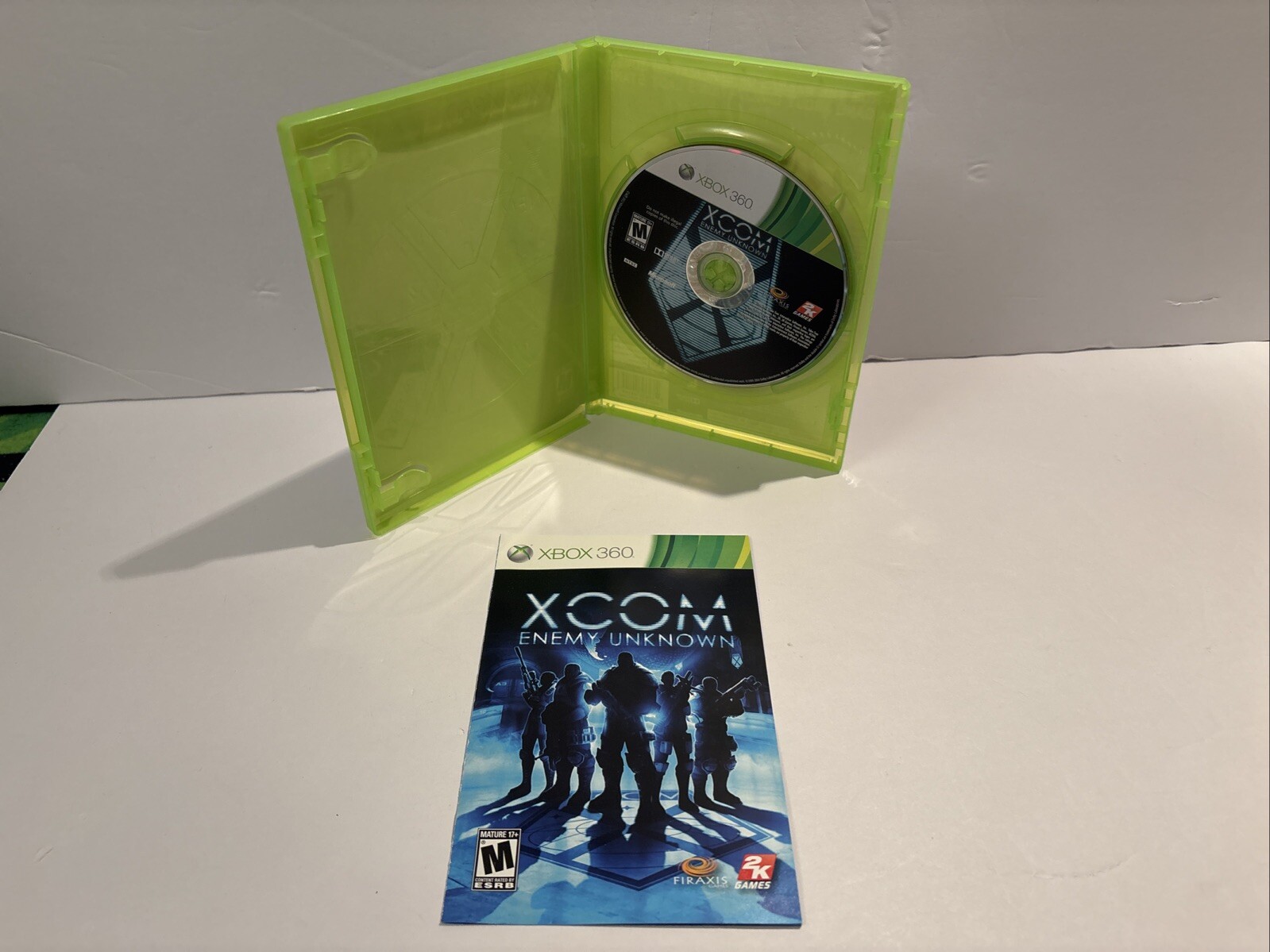 XCOM Enemy Unknown Microsoft Xbox 360 Manual Tested 2012