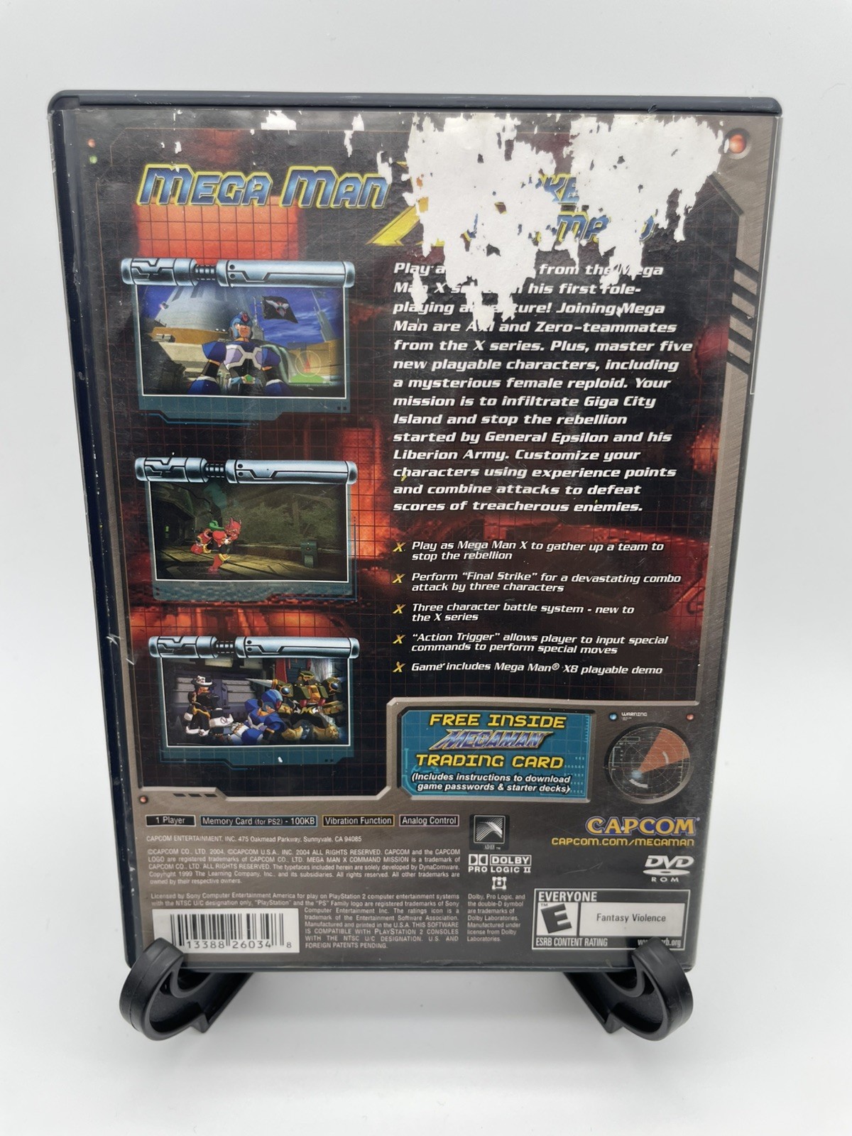 Mega Man X Command Mission (PS2, 2004) – Tested and Working, Read Description