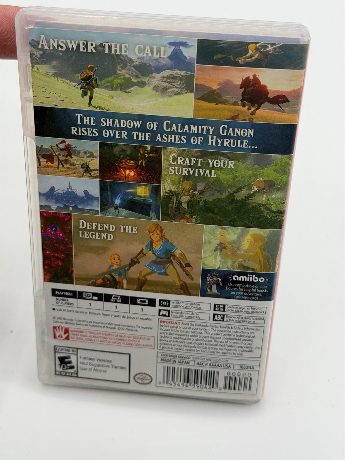 The Legend of Zelda: Breath of the Wild – Nintendo Switch Tested Working Great!!