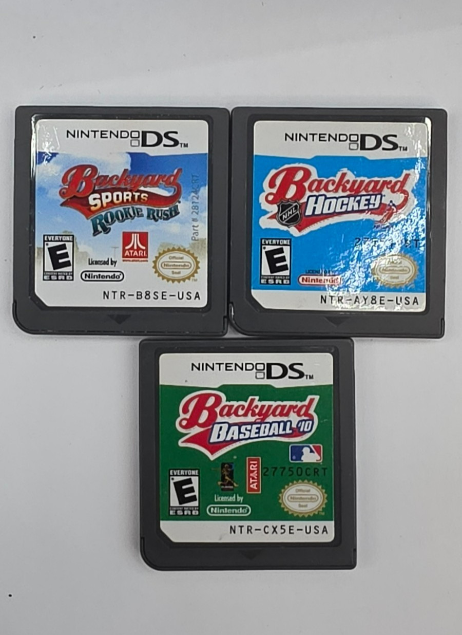 Bundle – Nintendo DS: Backyard Hockey, Backyard Baseball, Sports Rookie Rush