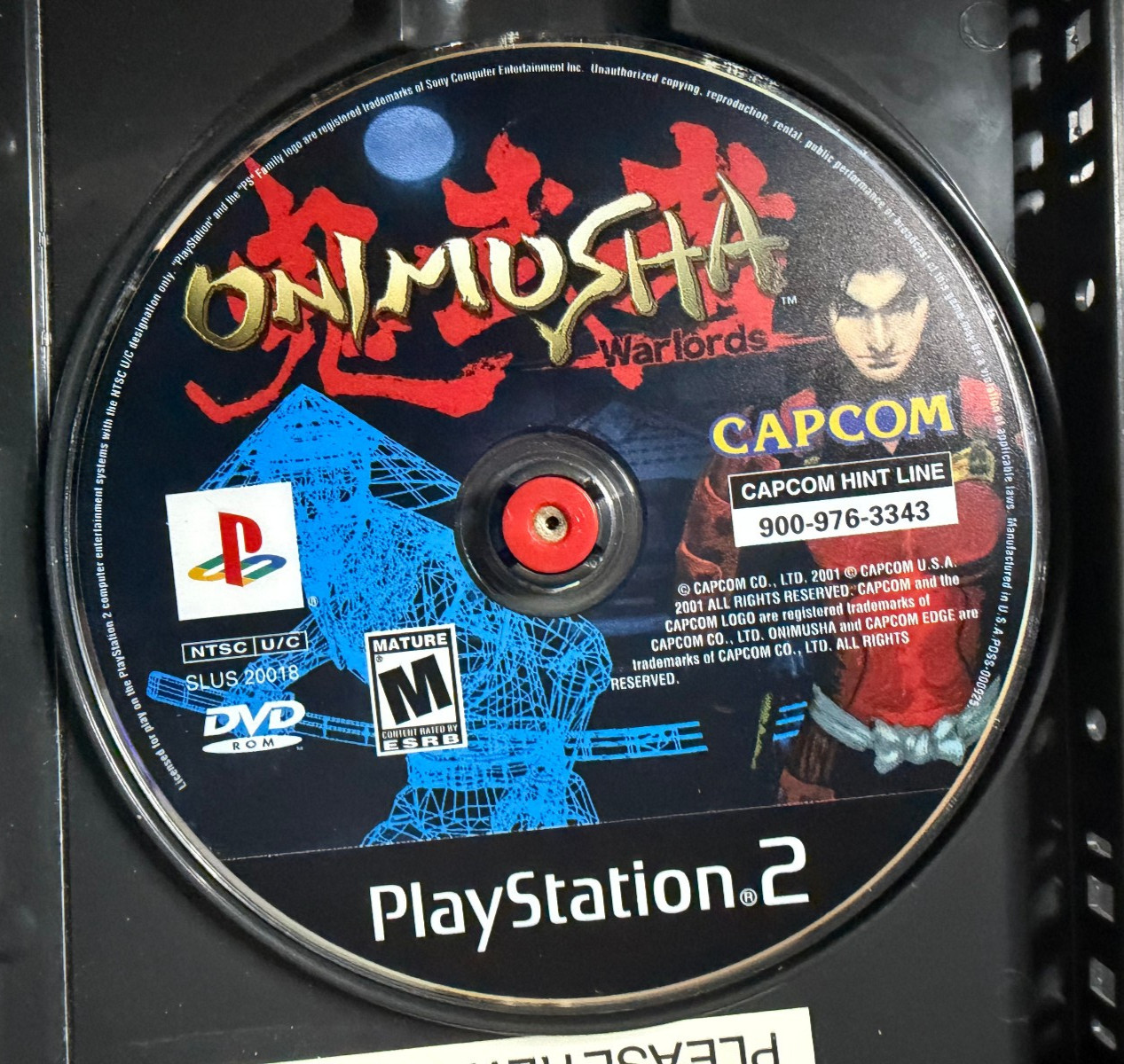 Onimusha: Warlords (DISC ONLY) – Sony PS2 – Capcom – Acceptable Condition