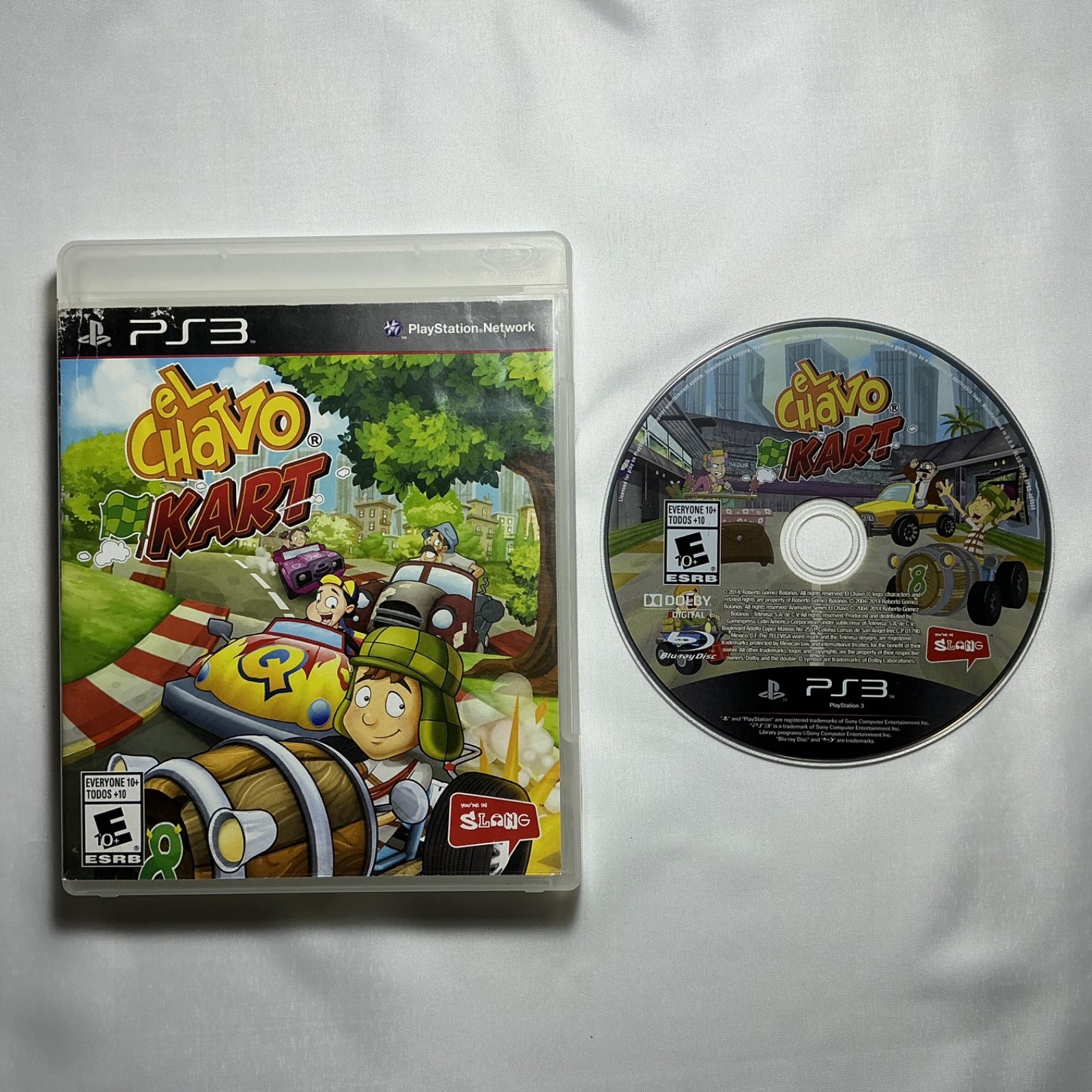 El Chavo Kart (Playstation 3, 2014) No Manual! Tested & Working!