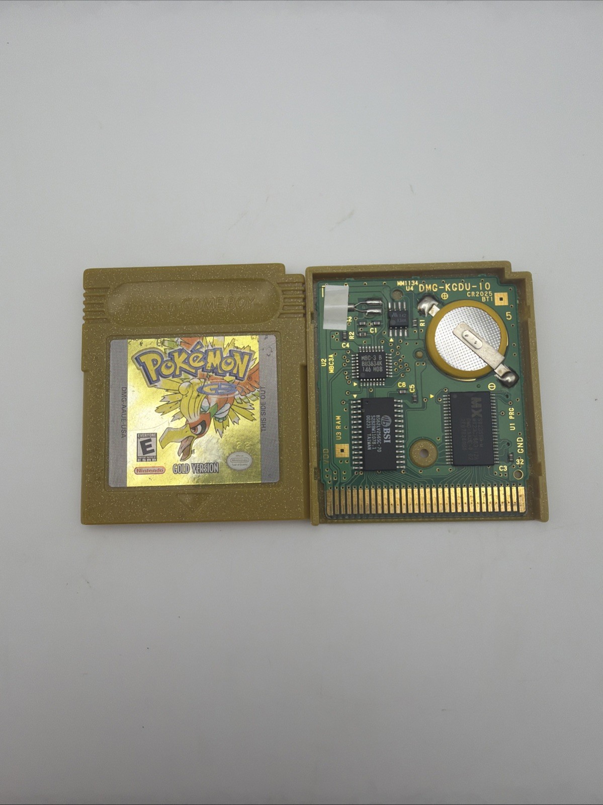 Pokemon Gold Version (Nintendo Game Boy Color, 2000) (Tested/Working/Saves)
