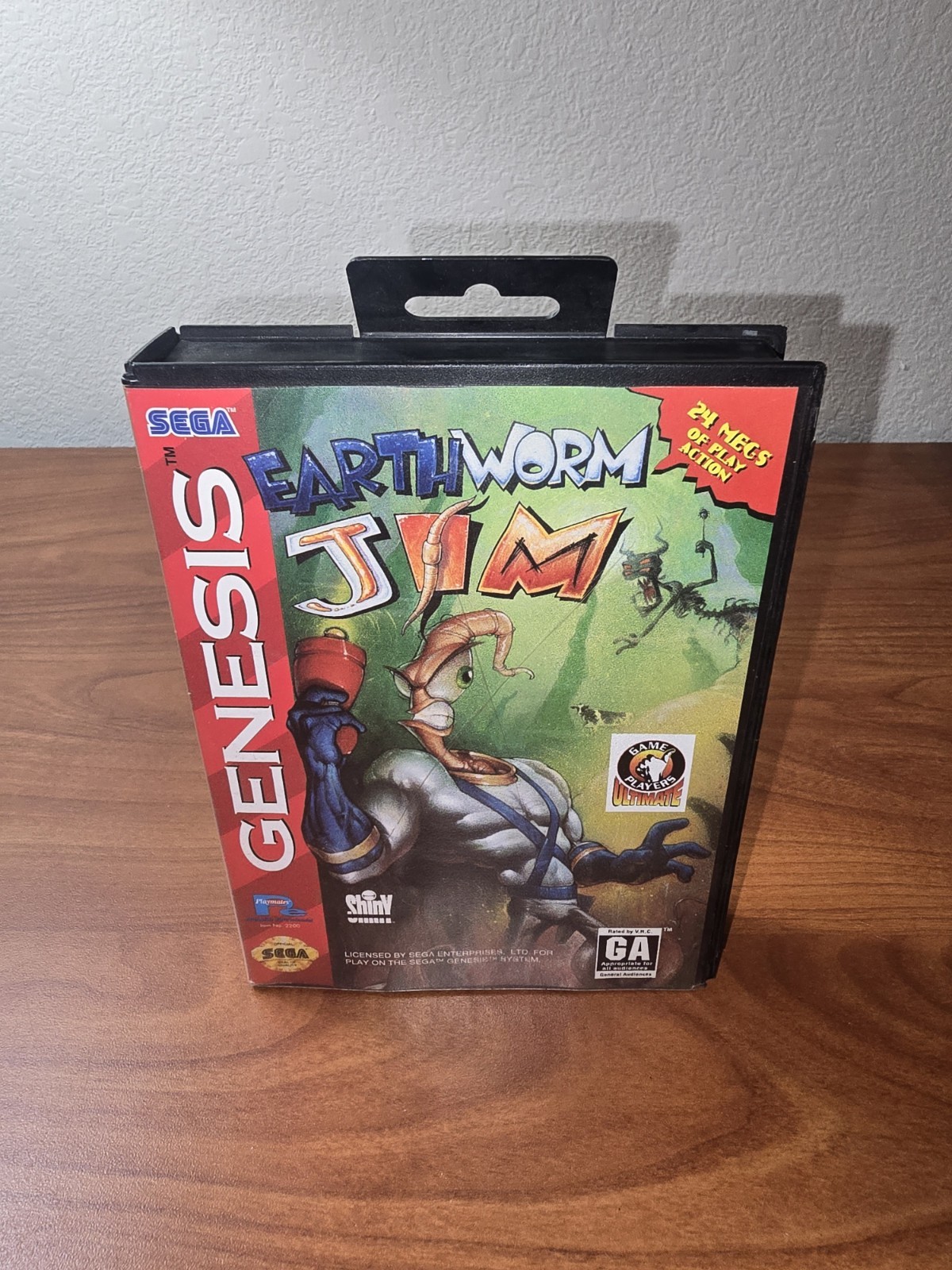 Earthworm Jim Sega Genesis 1994, Includes Box, No Manual