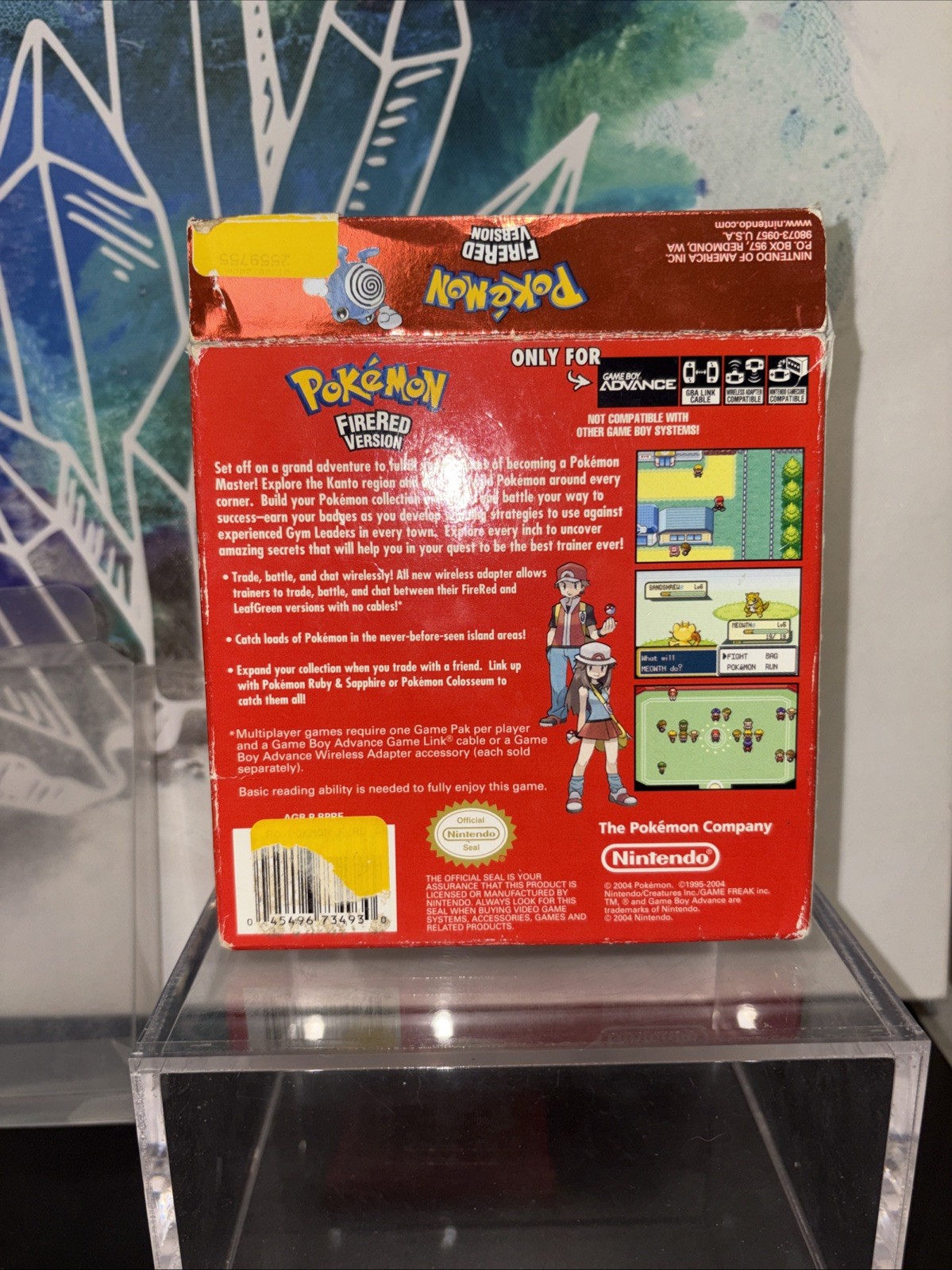 Pokemon FireRed – Nintendo GBA – Authentic, Working, CIB 🔥 Damaged Box