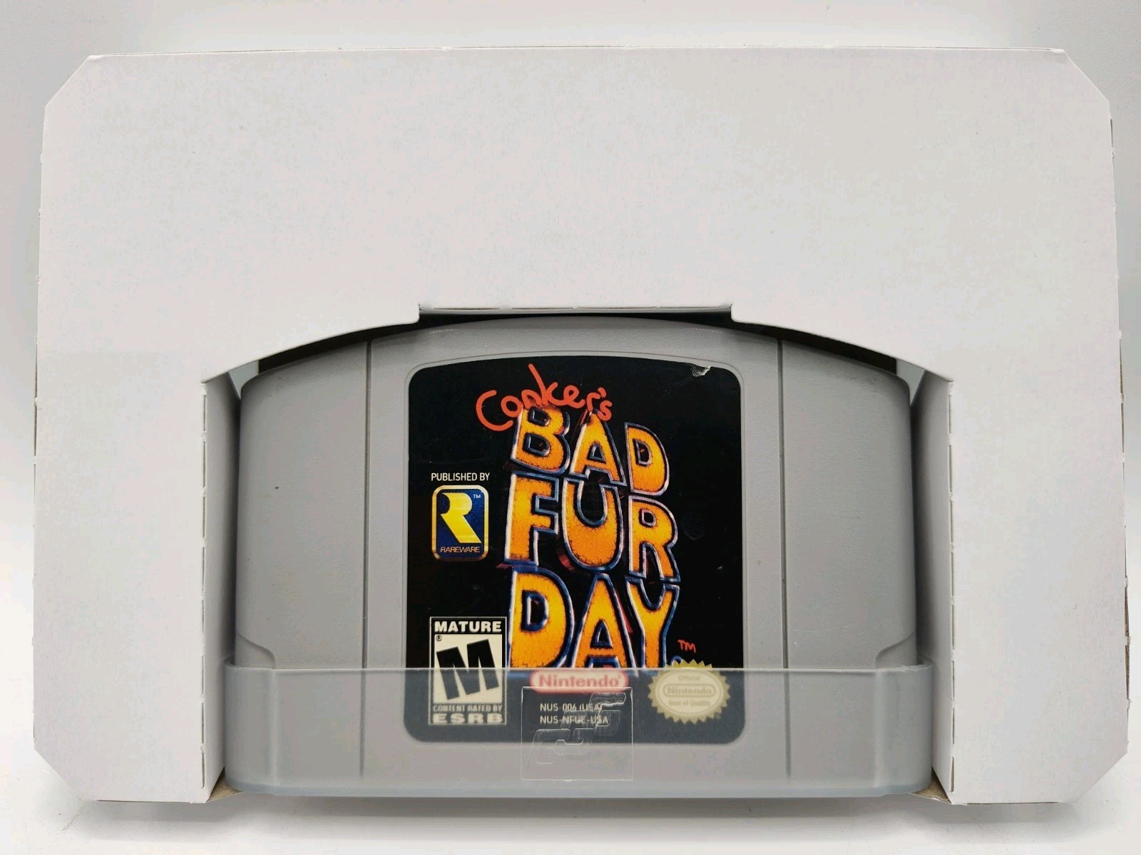 Conker’s Bad Fur Day – (Nintendo 64 N64, 2001) *VGC w/ Manual* Tested! READ!!!