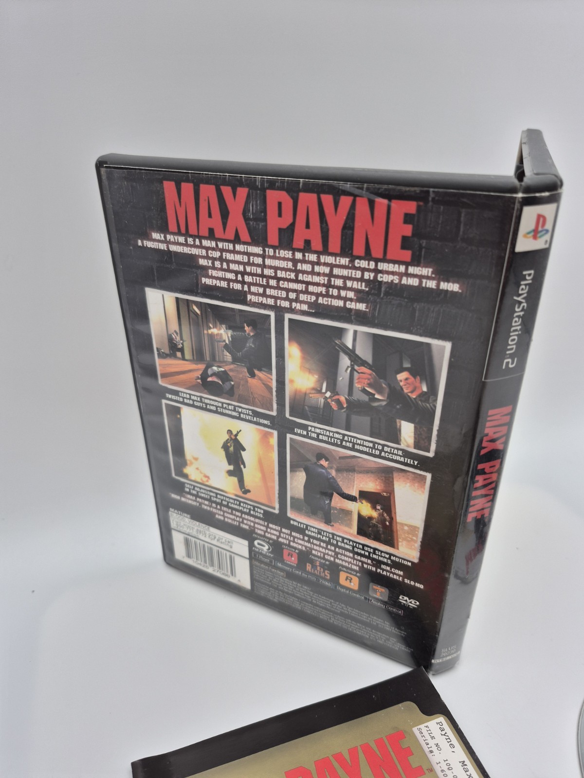 Max Payne (Sony PlayStation 2, 2001) CIB Complete Tested and Working
