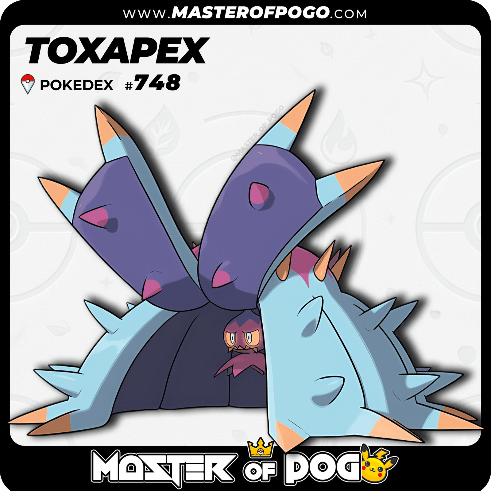 ✅ TRADE – Complete POKEDEX 🟥 | #748 – TOXAPEX · Pokémon GO