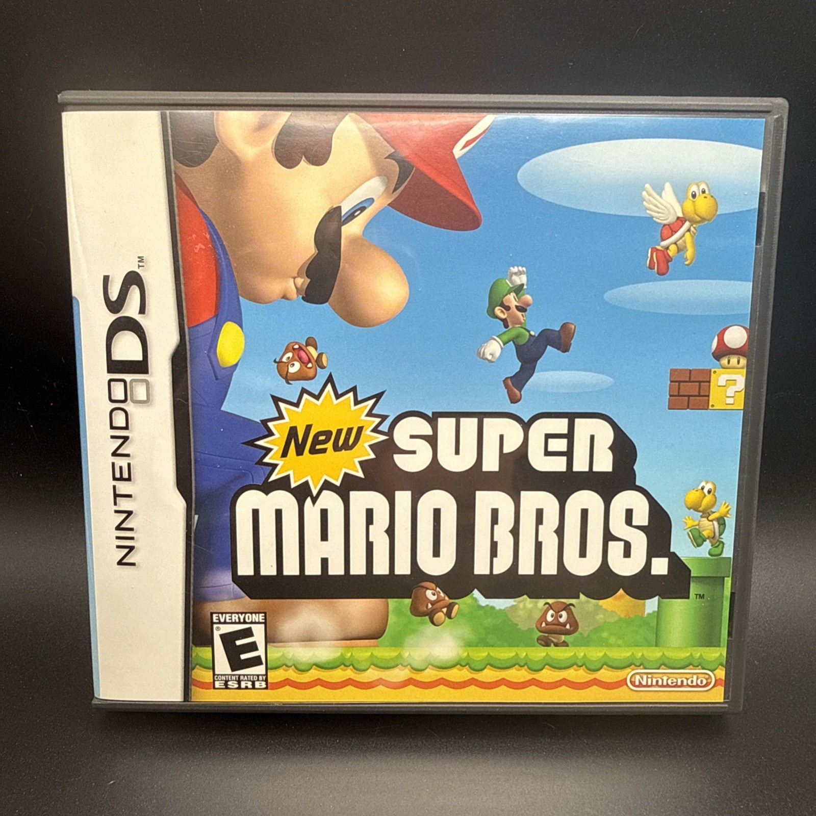 Super Mario Bros Nintendo DS Complete CIB w/ Manual & Inserts Tested Authentic
