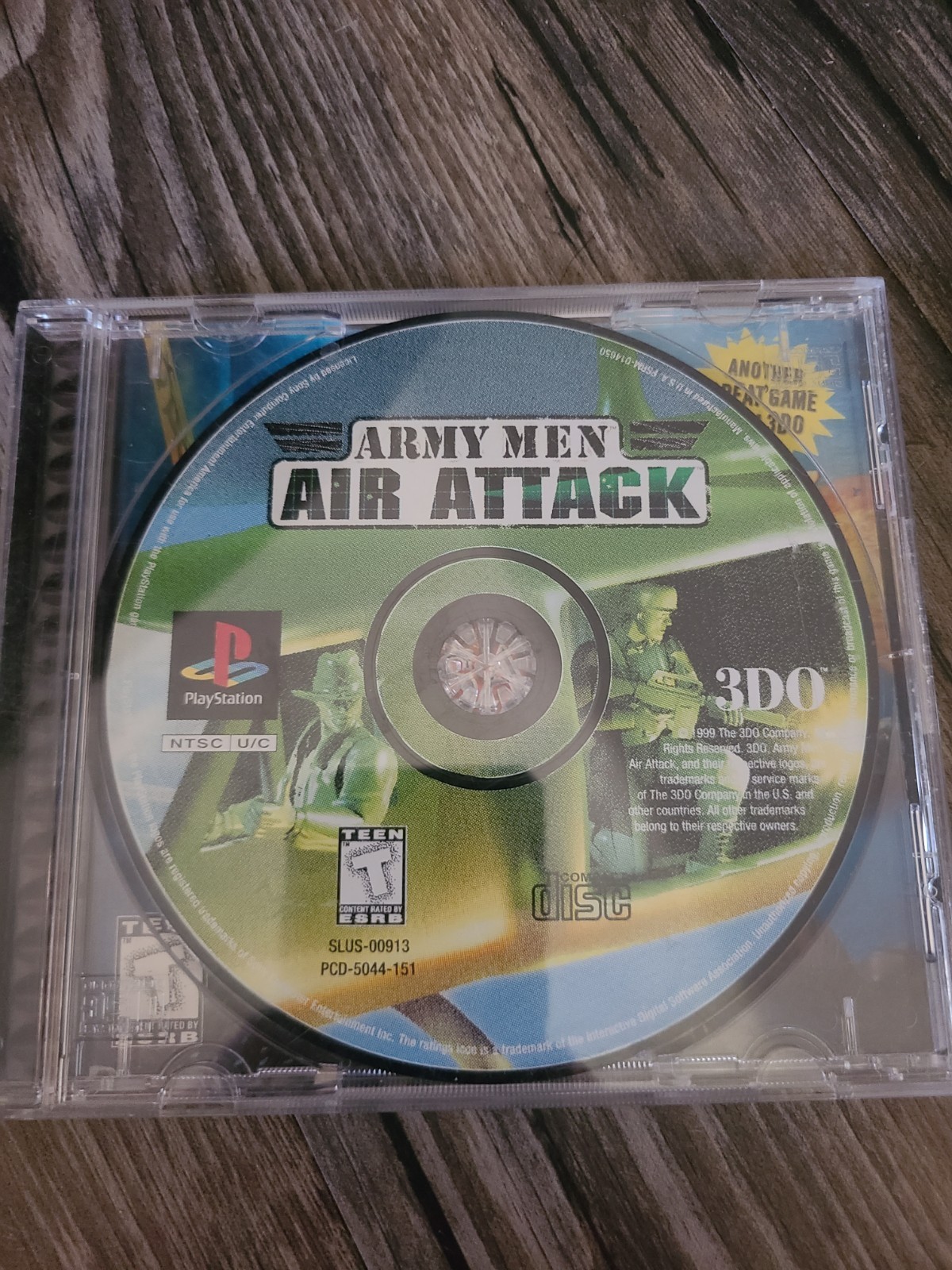 3DO Army Men: Air Attack Sony PlayStation 1 PS1 1999 T-Teen NTSC-U/C UNTESTED