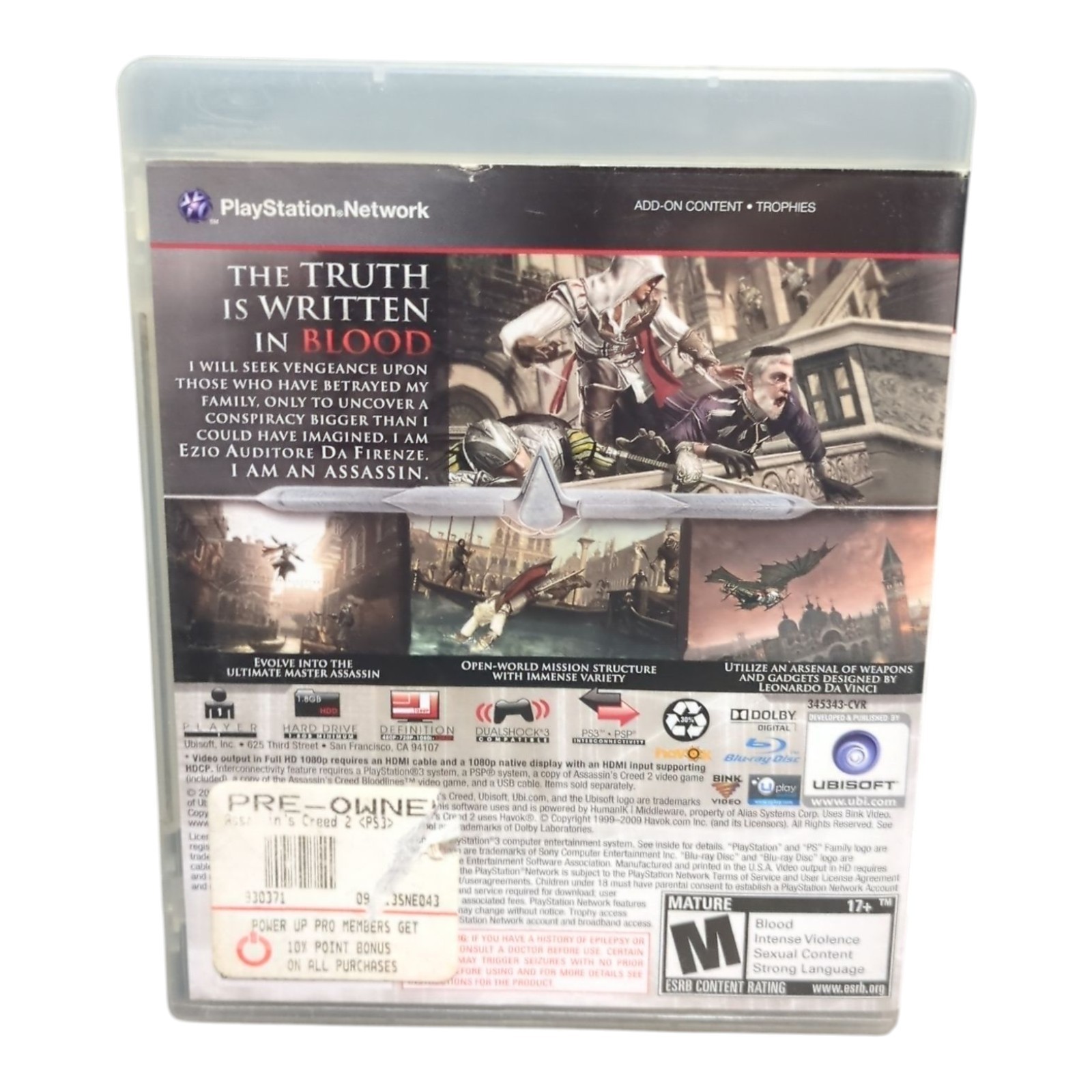 PS3 Game Lot – F.E.A.R. 2: Project Origin , LOST , Assassin’s Creed 2