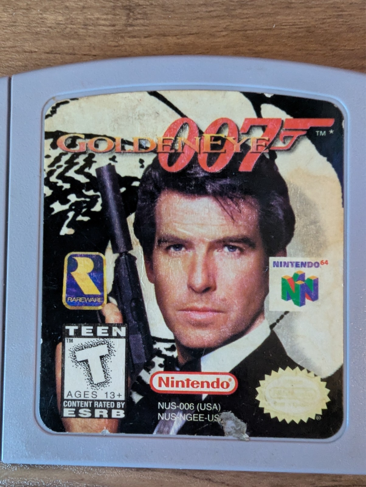 GoldenEye 007 Auth in acceptable condition. Cart only