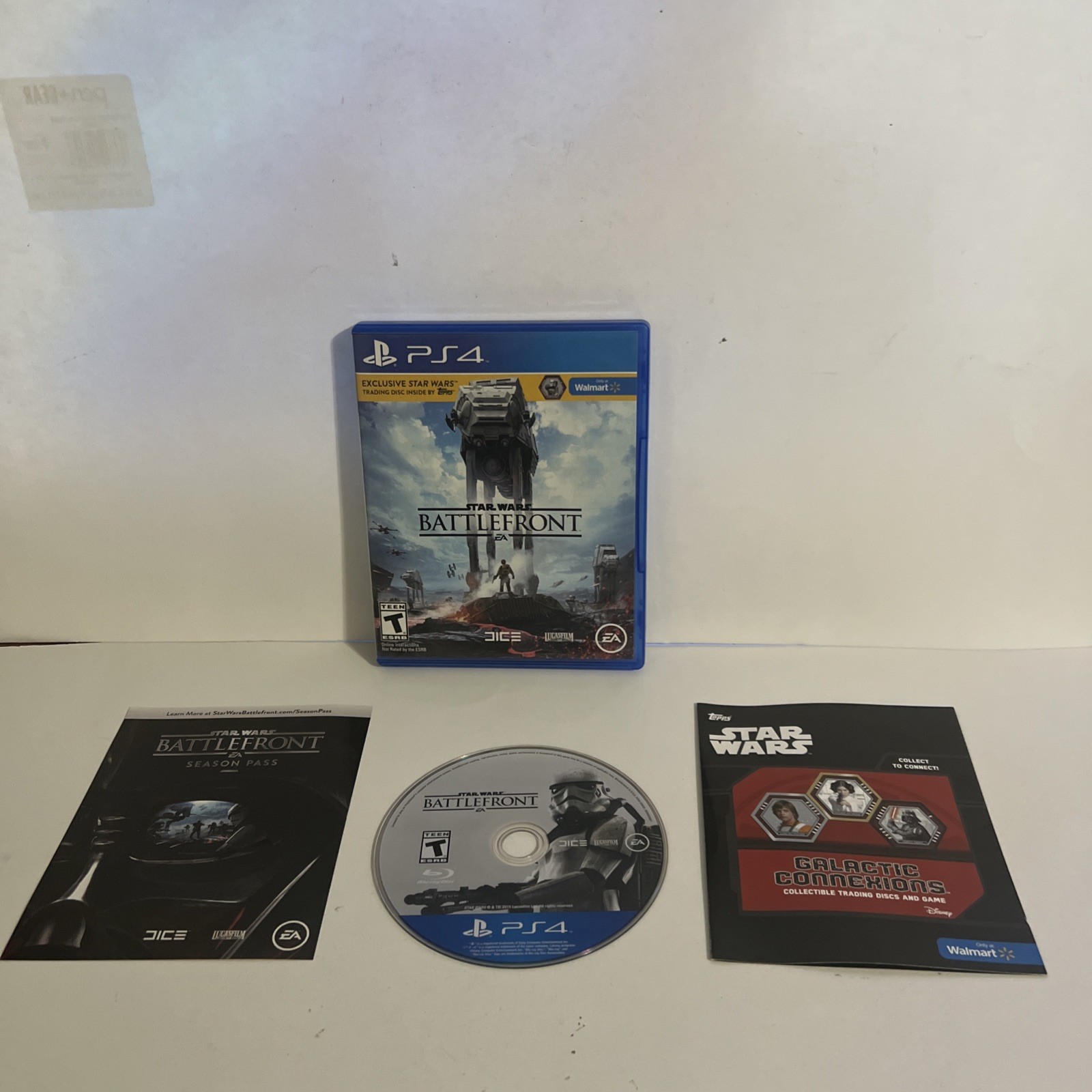 Star Wars: Battlefront Walmart Edition PlayStation 4 PS4 Tested And Works