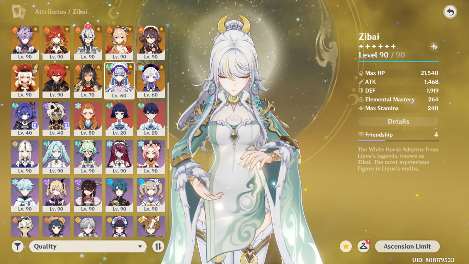 Genshin Impact (AS) ar 60 Hexerei team Nicole Durin Venti + Lunateam Columbina