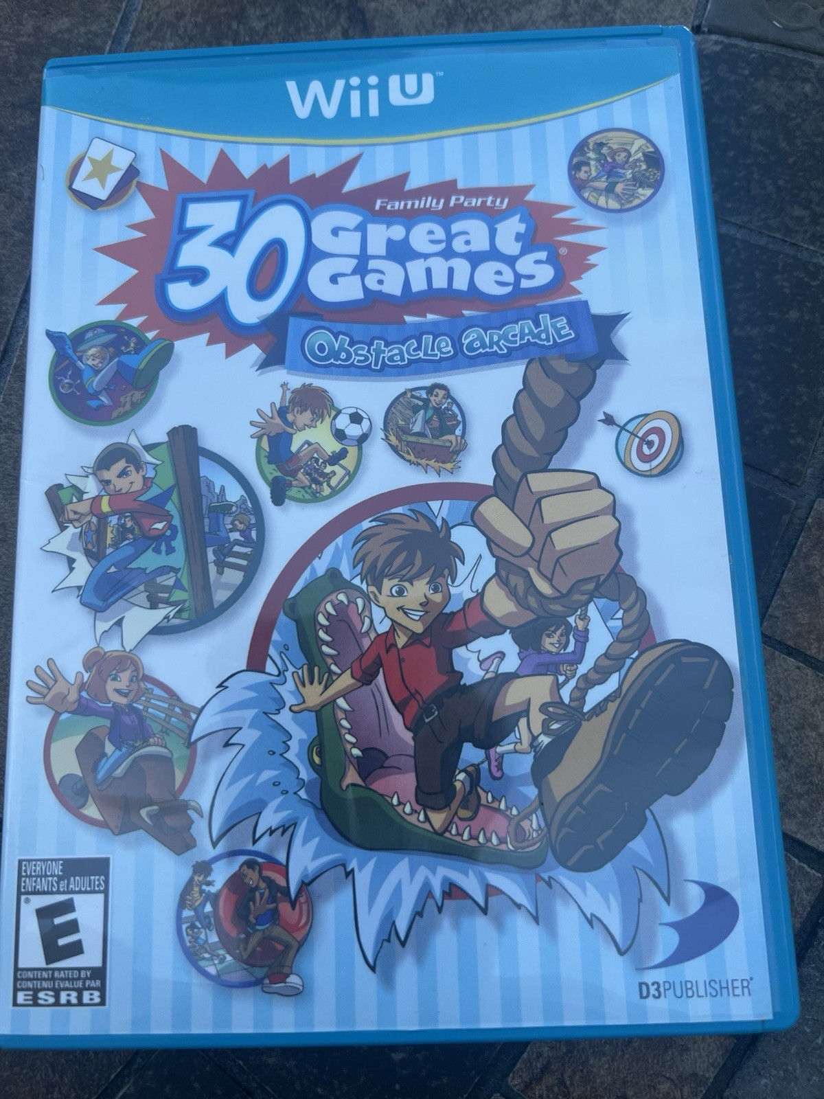 Family Party 30 Great Games Obstacle Arcade (Nintendo Wii U) VG CIB
