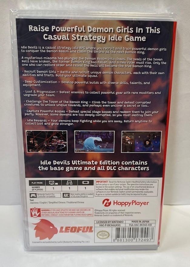 Idle Devils [Ultimate Edition] (Multi-Language) Switch Brand New [2026 Strategy]