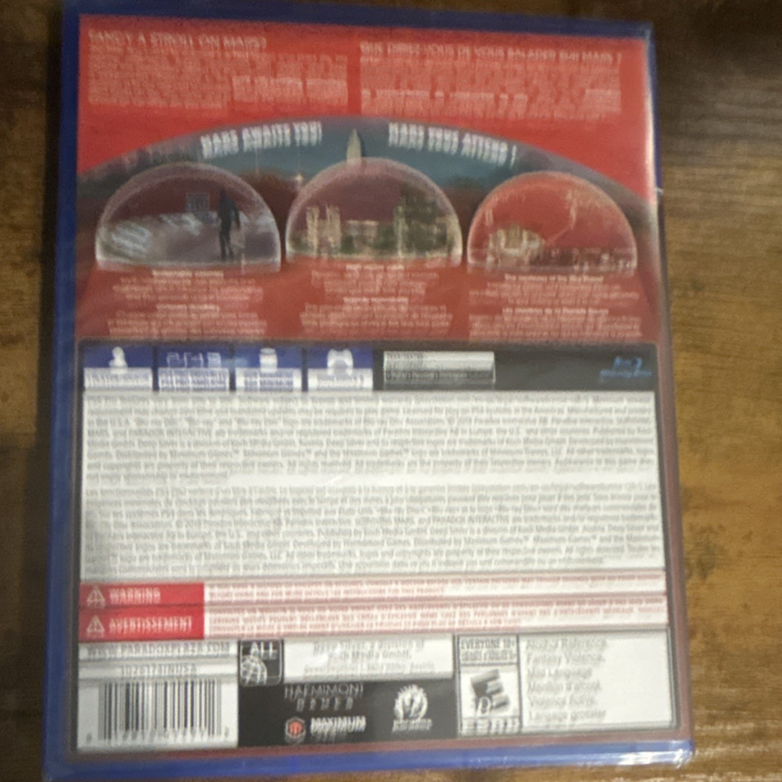 Paradox Interactive Surviving Mars PS4 Simulation Strategy Manual E10+ NTSC-U/C