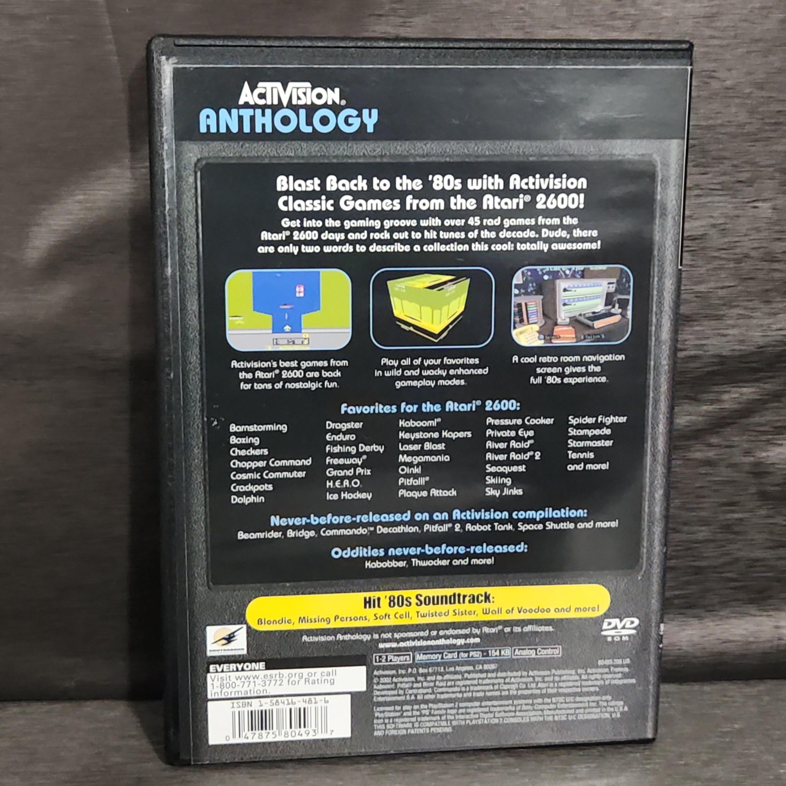 Activision Anthology Sony PlayStation 2 PS2 Game CIB E Activision 2002