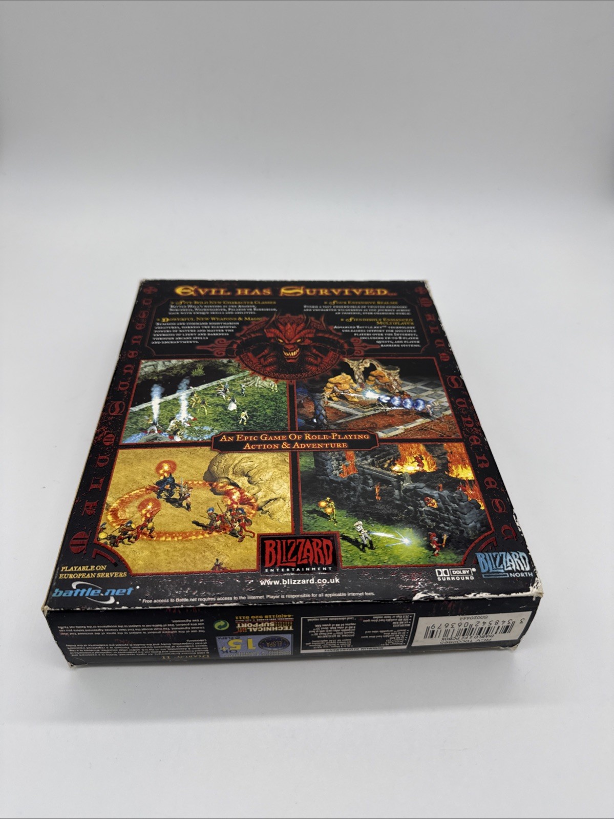 Diablo II 2 (PC, 2000) Original Big Box – Incomplete – Includes Manual & 1/3 CDs