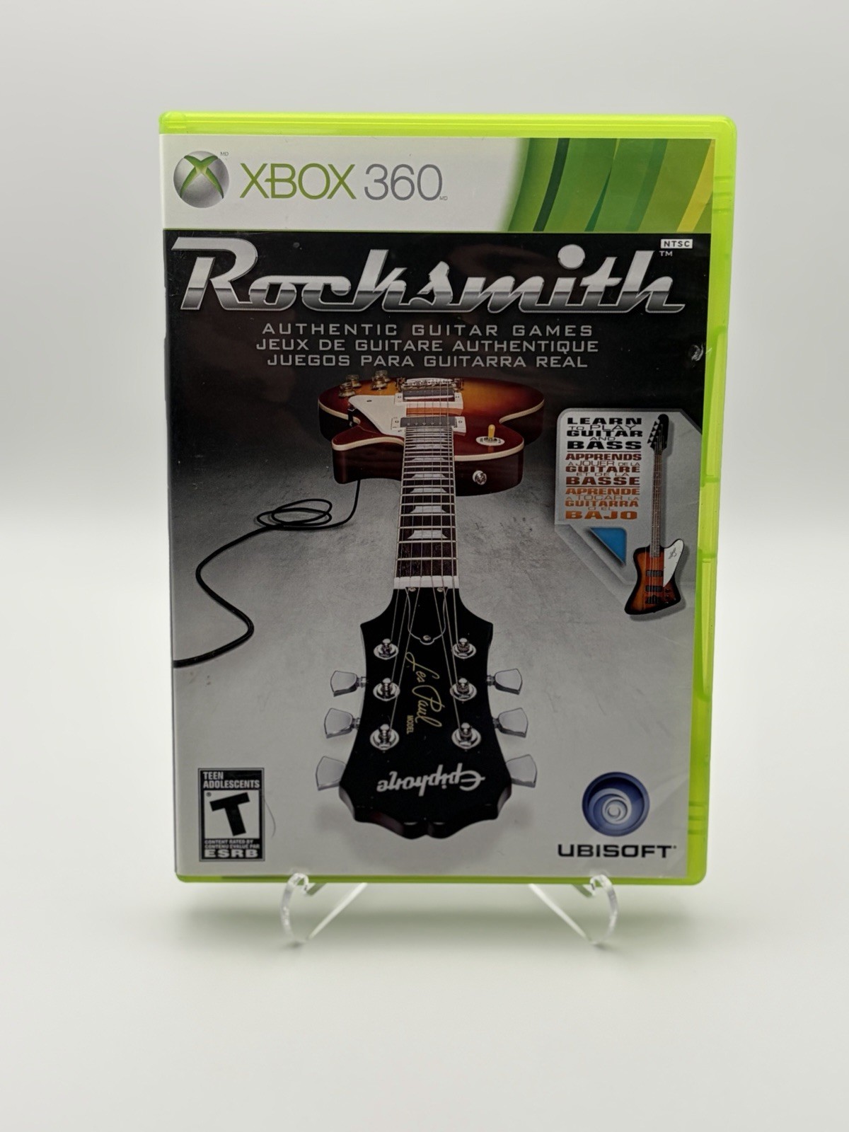 Xbox 360 Music Game Lot 5 Rocksmith Guitar Hero Lips Dance Central CIB Tested