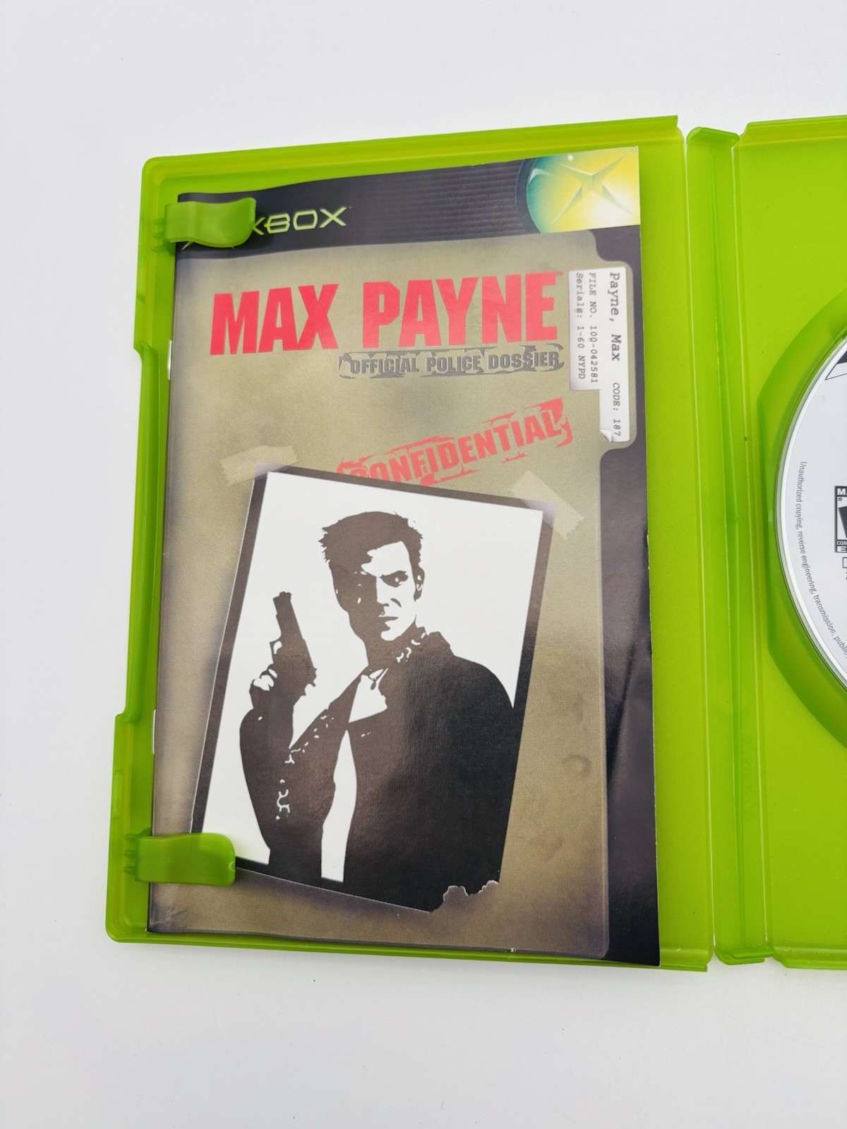Max Payne For Xbox CIB Tested & Working Very Good Condition Complete.