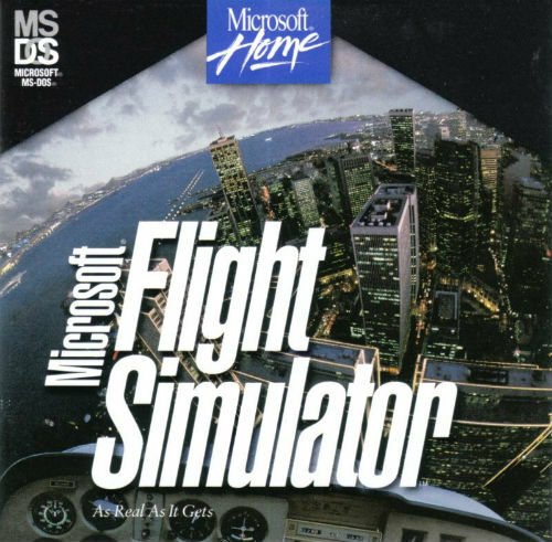 Microsoft Flight Simulator 5.1 PC IBM MS DOS Jewel Case As Real As It Gets