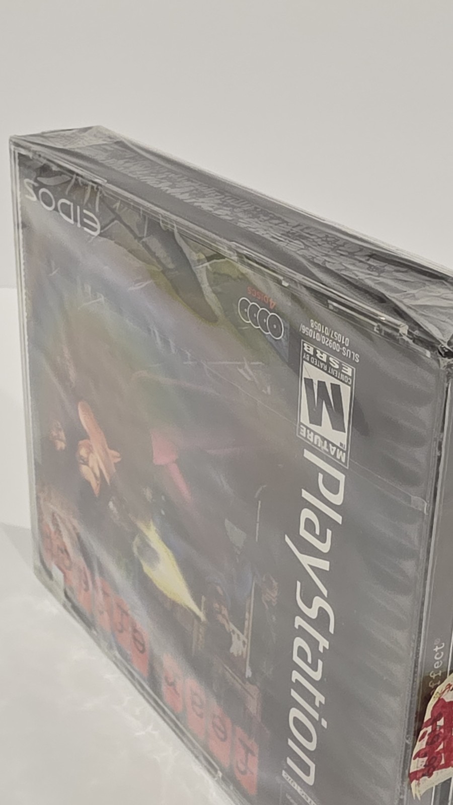Fear Effect PS1 Factory Sealed Black Label 4 Disc PlayStation Original KB Toys
