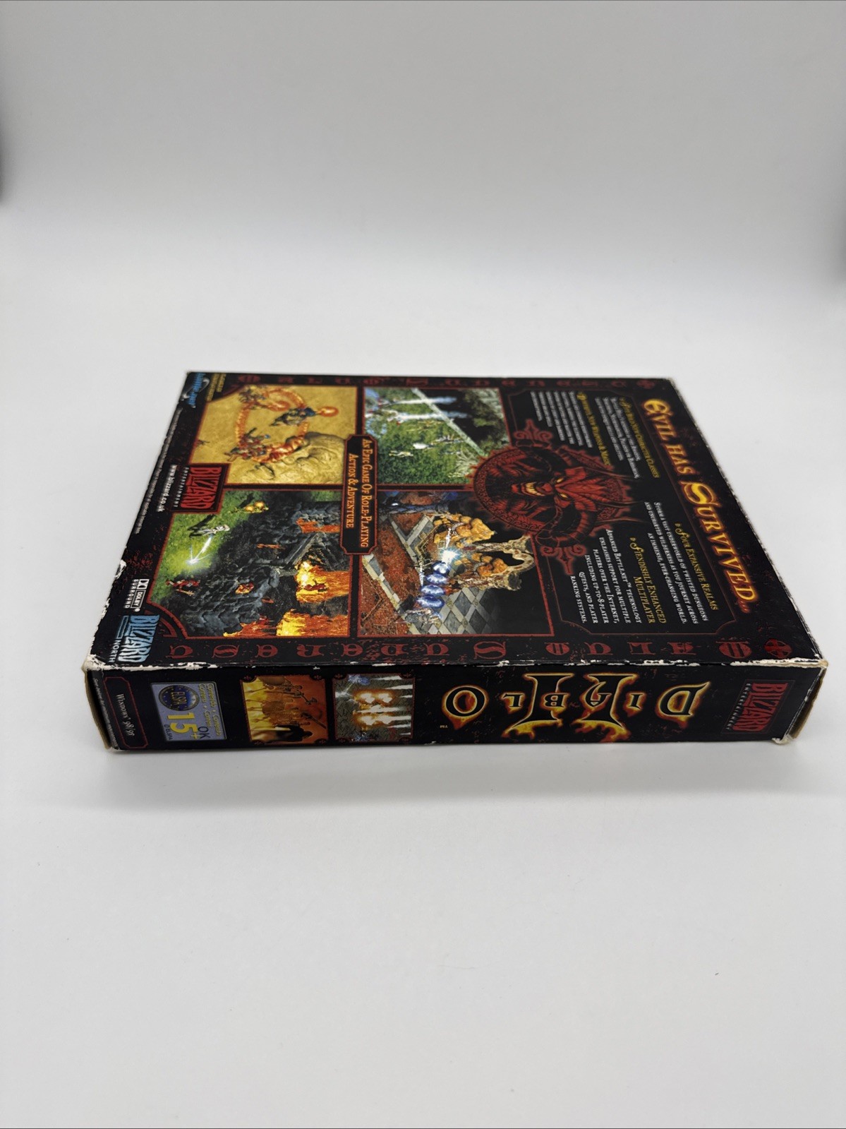 Diablo II 2 (PC, 2000) Original Big Box – Incomplete – Includes Manual & 1/3 CDs