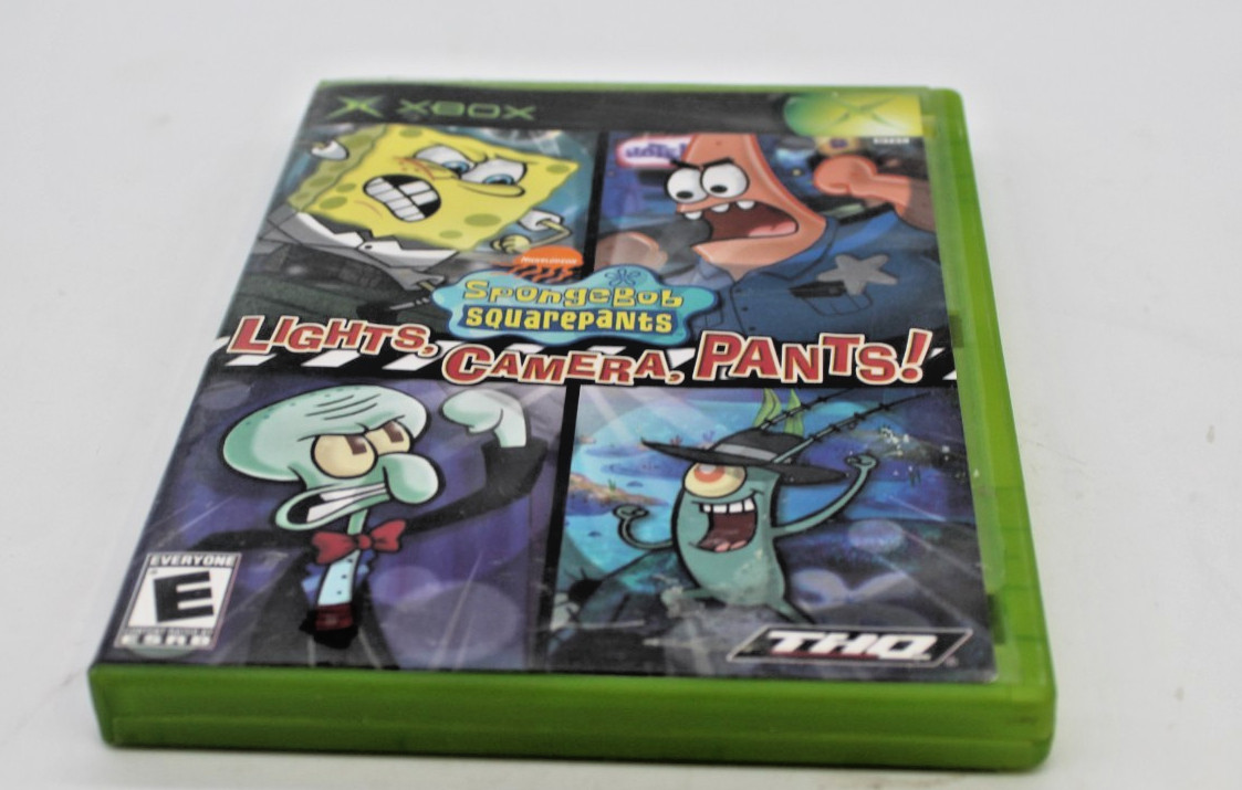 SpongeBob SquarePants: Lights, Camera, Pants w/Manual XBox Gane