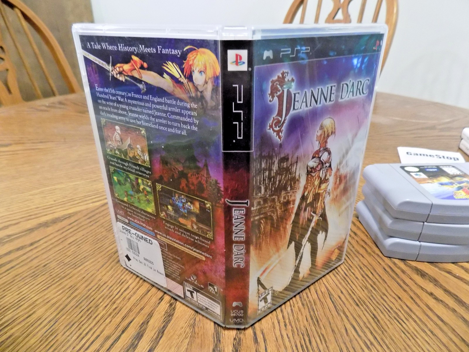 Jeanne D Arc – PlayStation Portable CIB great shape registration card Sony PSP