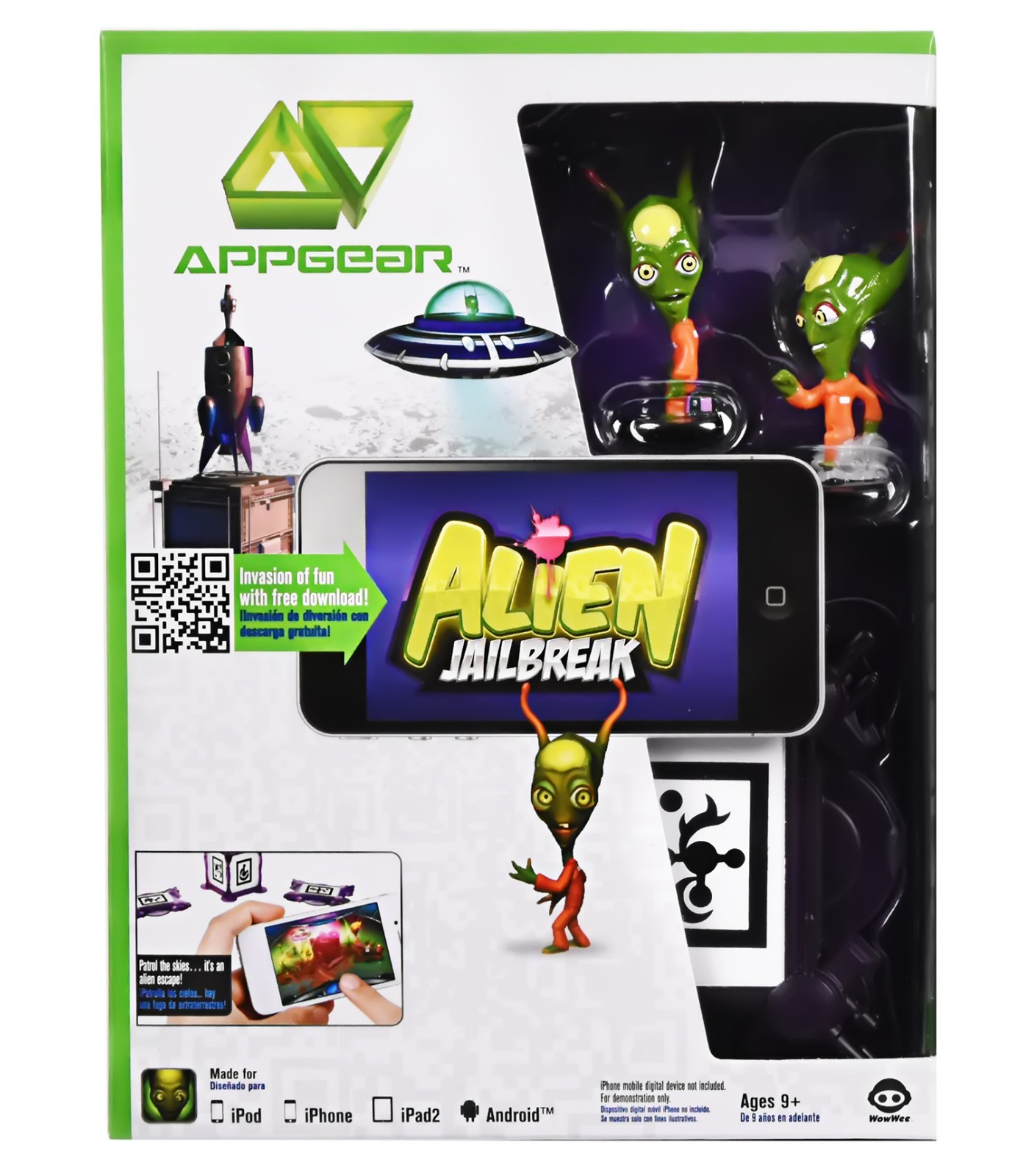 Mobile Game Alien Jail Break – Appgear, iPad iPhone Android, New Set of 2 – A2