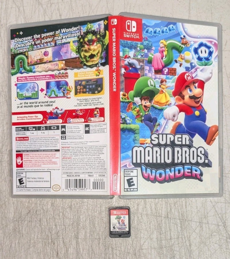 Super Mario Bros Wonder (Nintendo Switch) Complete