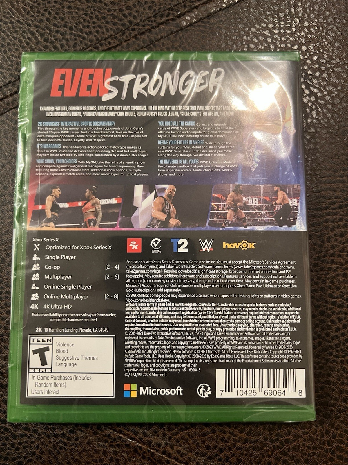 WWE 2K23 (Microsoft Xbox Series X, 2023) 2K Games – WWF Wrestling – NEW SEALED