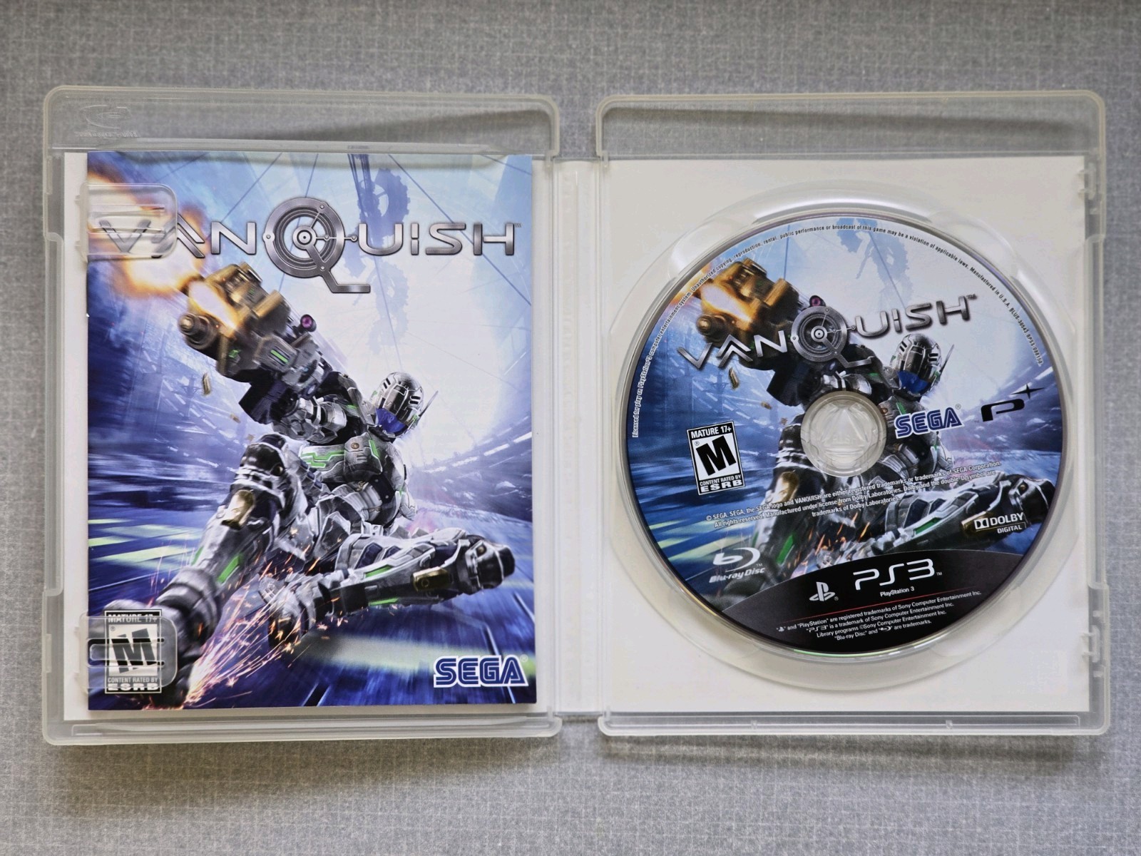 Vanquish – PlayStation 3 – PS3 – Mint Disc! CIB (2010) Original Owner