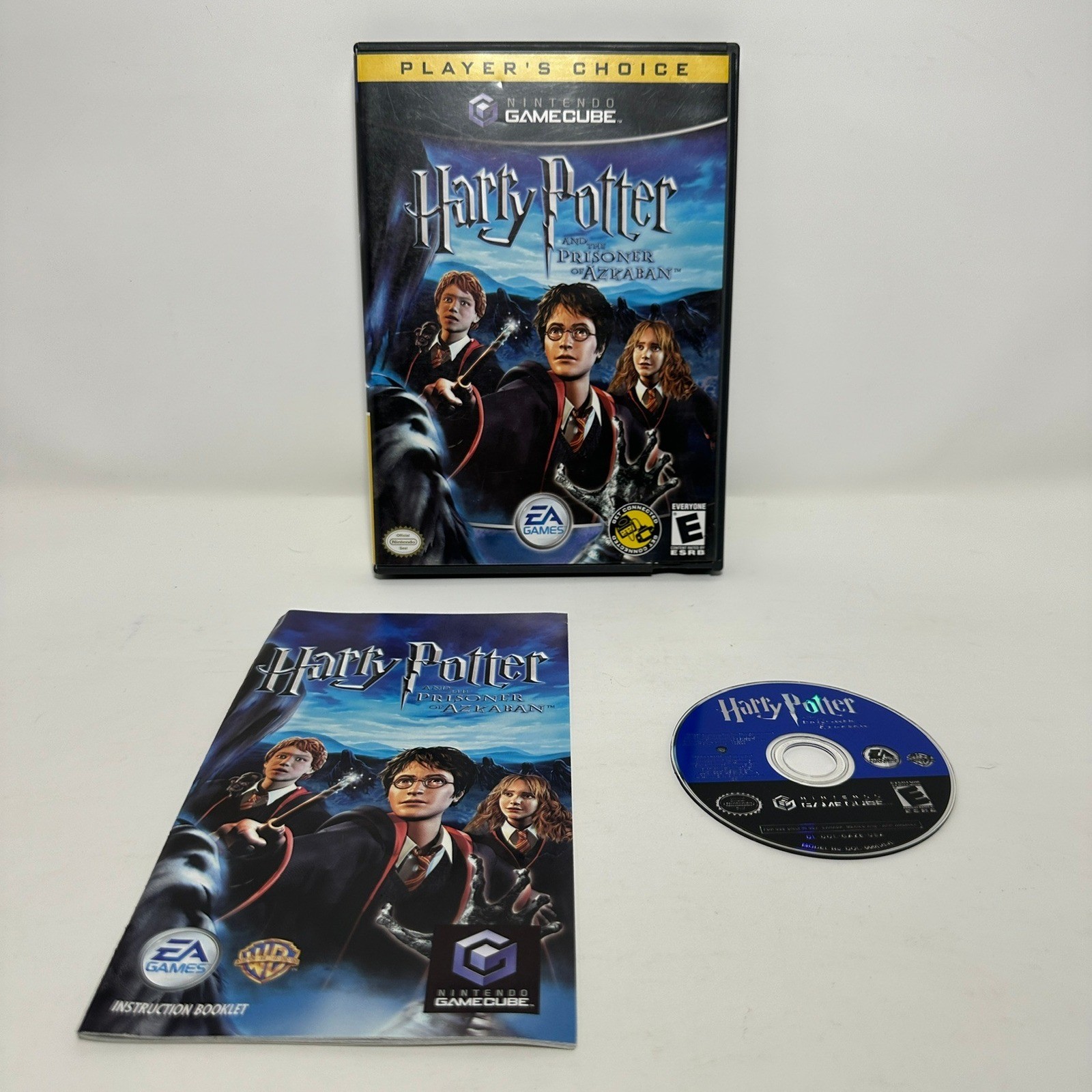 Harry Potter Prisoner of Azkaban Nintendo GameCube Players Choice CIB DOL-006