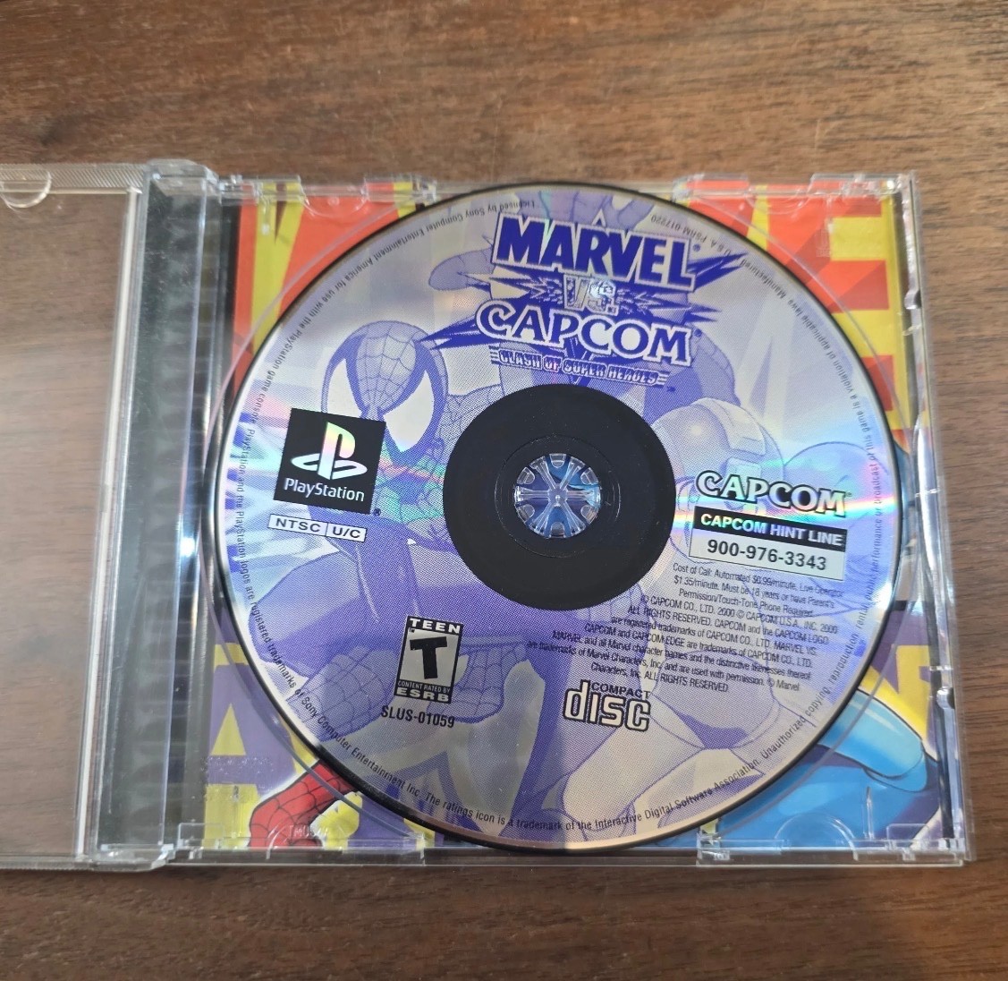 Marvel vs. Capcom: Clash of Super Heroes (Sony PlayStation 1, 2000)