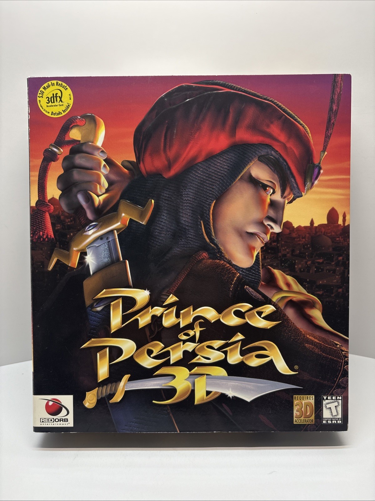 Prince Of Persia 3D Big Box (Red Orb, 1999) CIB Complete