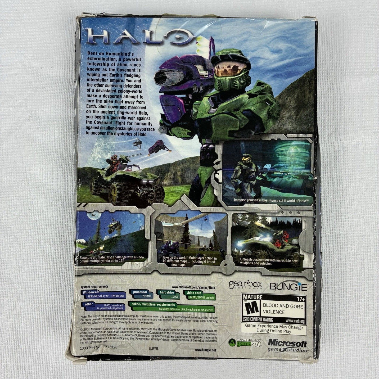 Halo Combat Evolved PC 2003 Microsoft Game Studios Bungie Gearbox Sealed