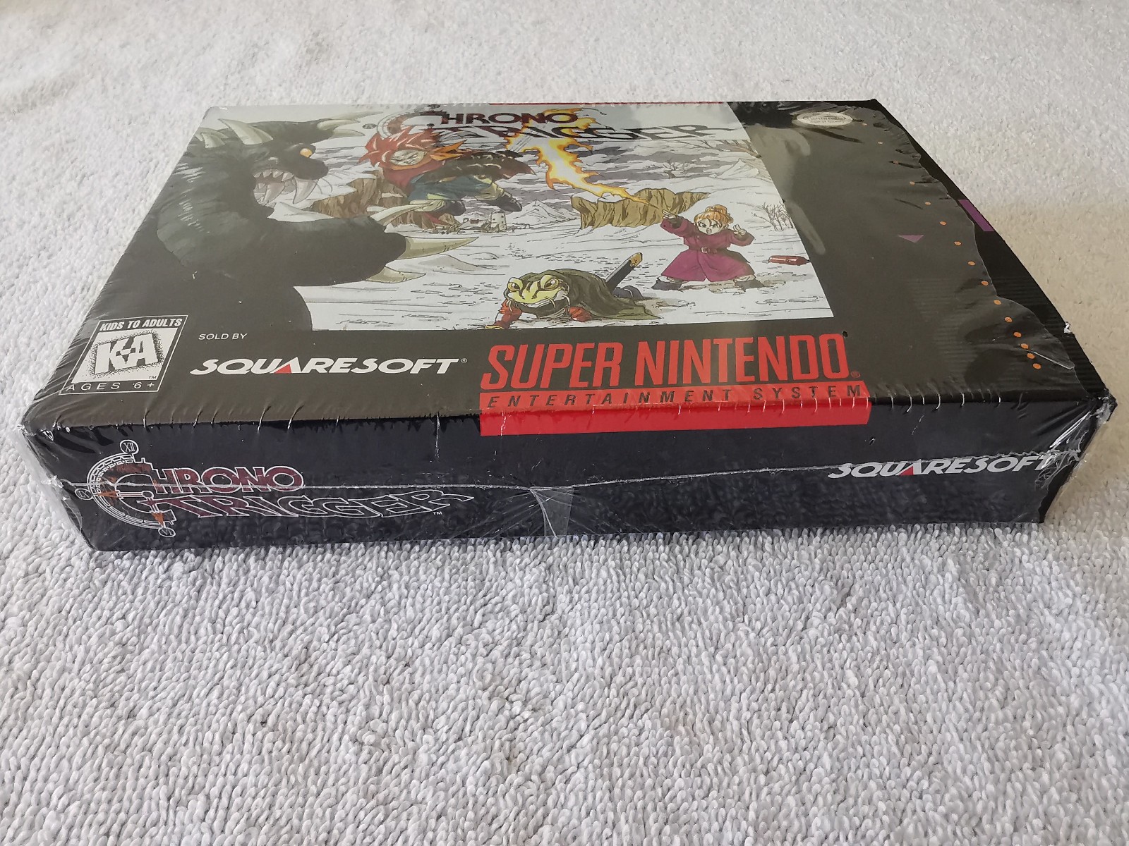 Chrono Trigger Super Nintendo SNES Box Manual Map Poster Not Reg Card SEE VIDEO