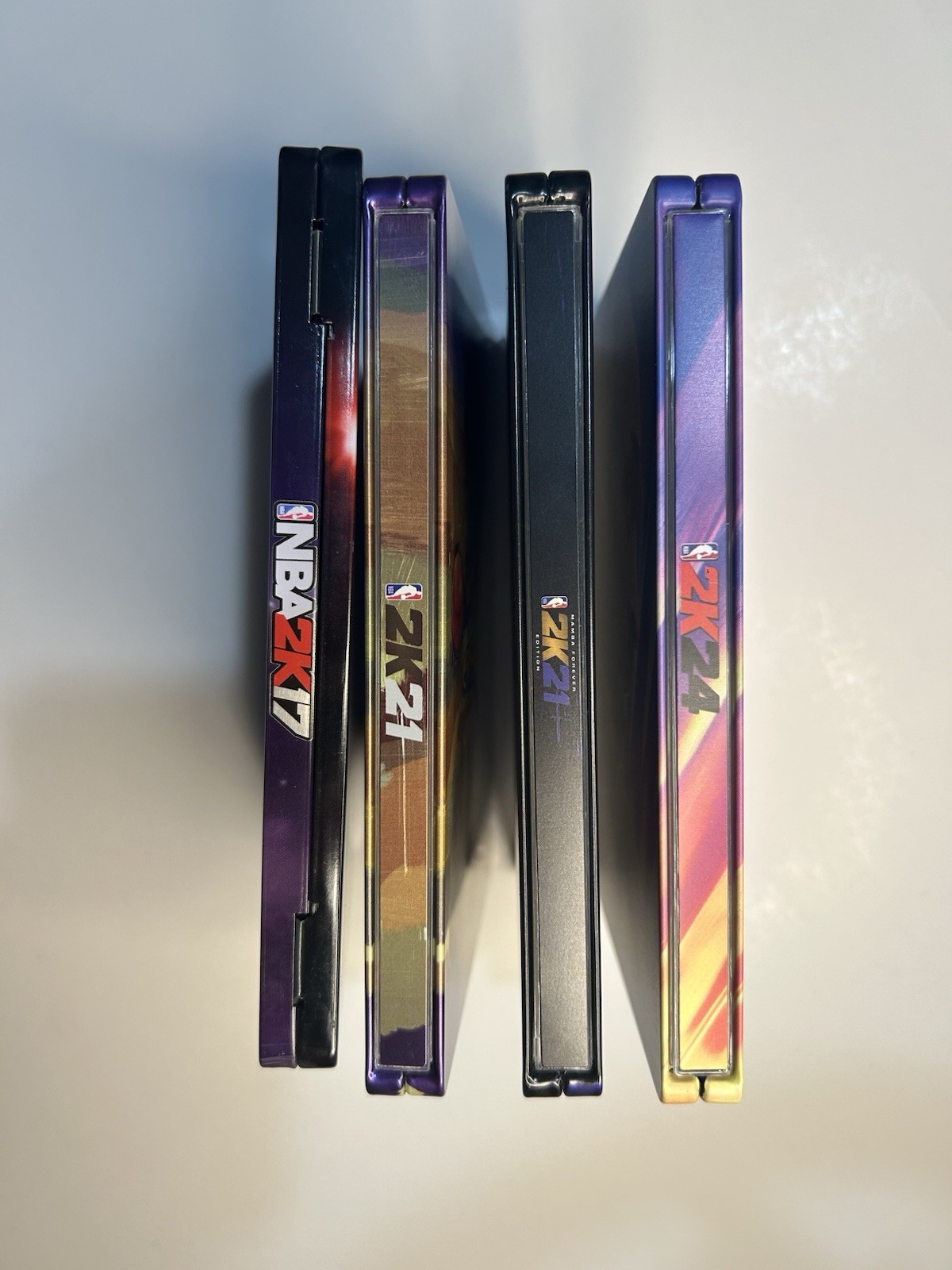 NBA 2K Kobe Bryant Edition Game Bundle Lot w/ Steelbook – 2K17, 2K21, 2K24