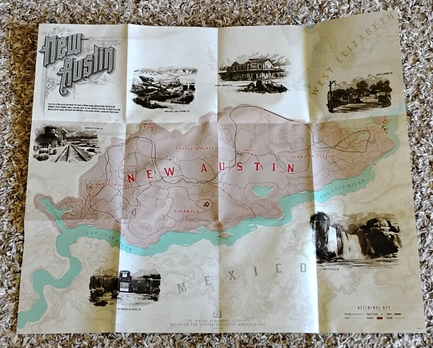 Red Dead Redemption II 2 for for Xbox One in original box w map – TESTED WORKING