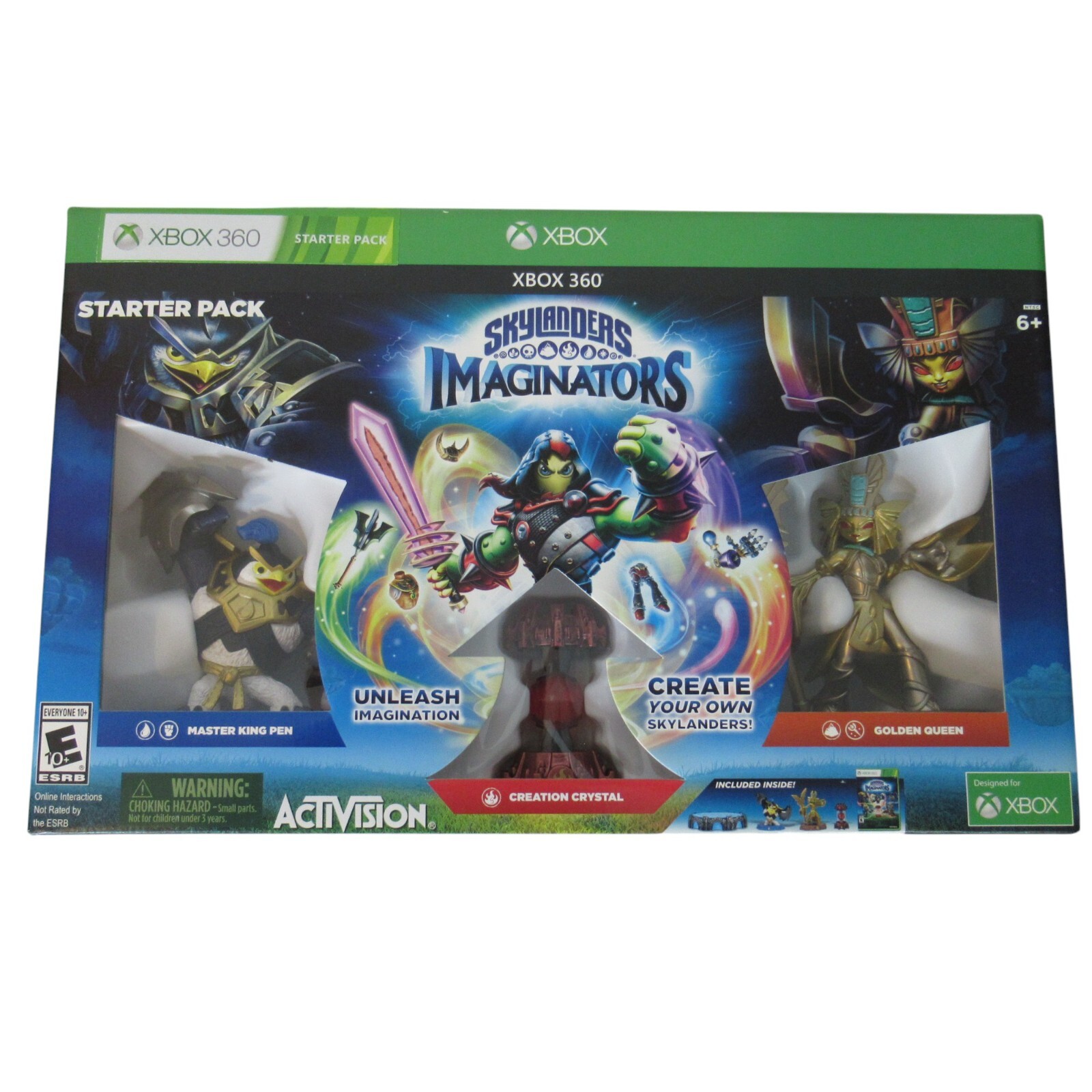 XBOX360 Skylanders Imaginators Starter Pack Master King Pen Creation Crystal NEW