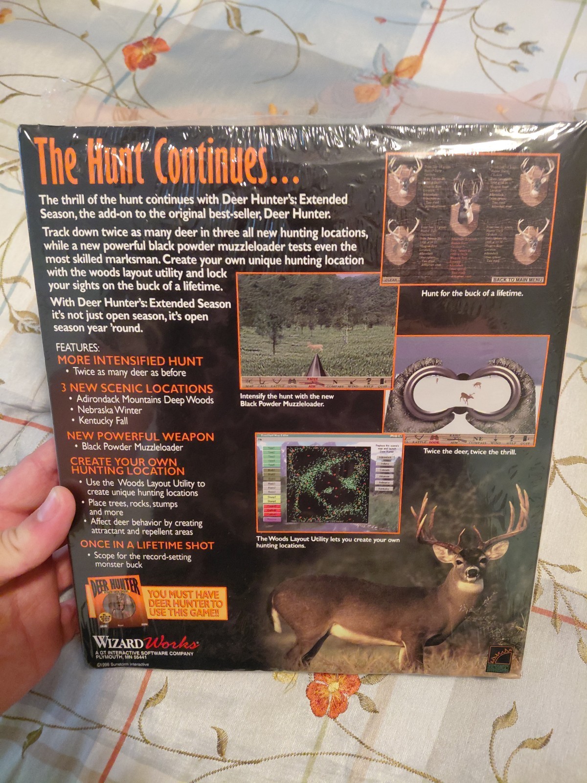 Deer Hunter’s Extended Season / Original Box / NEW!