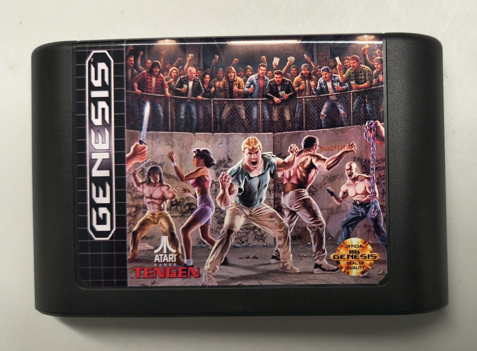 Pit-Fighter 2 “Prototype” for Sega Genesis with case & cover art.