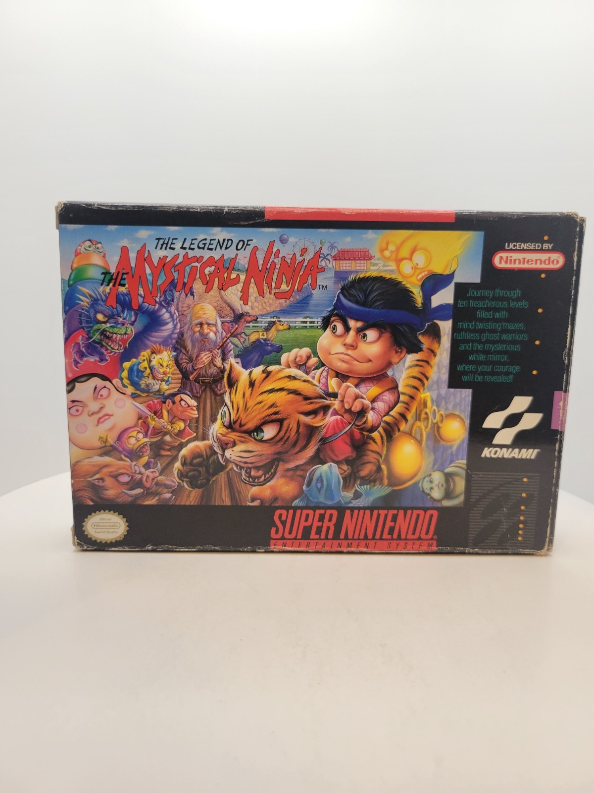 The Legend of the Mystical Ninja Super Nintendo SNES Authentic Tested CIB