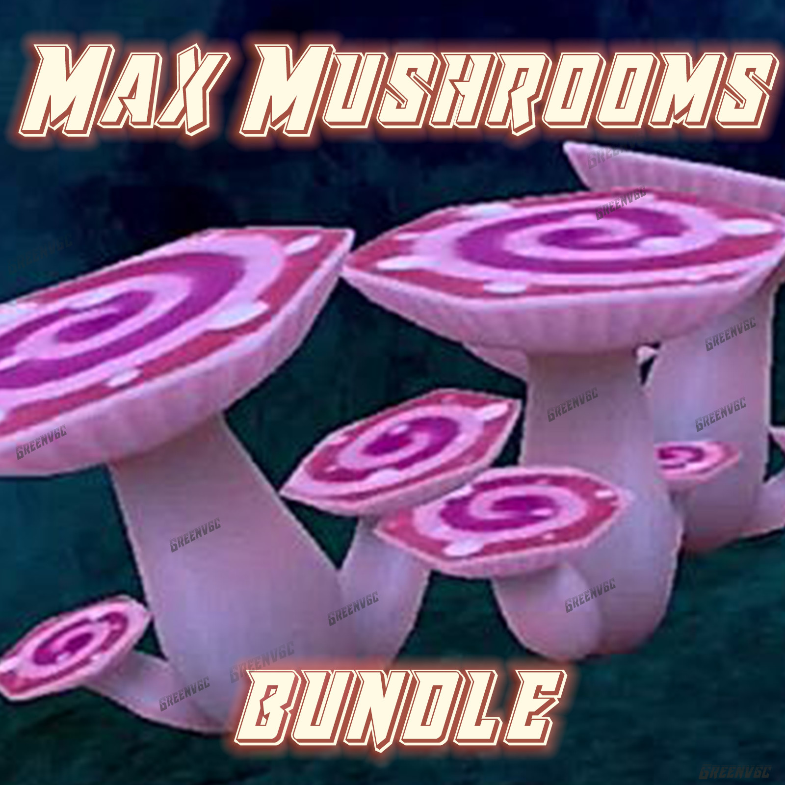 Max Mushrooms 6 Mushroom Set | GMAX | Isle Of Armor | Pokemon Sword and Shield