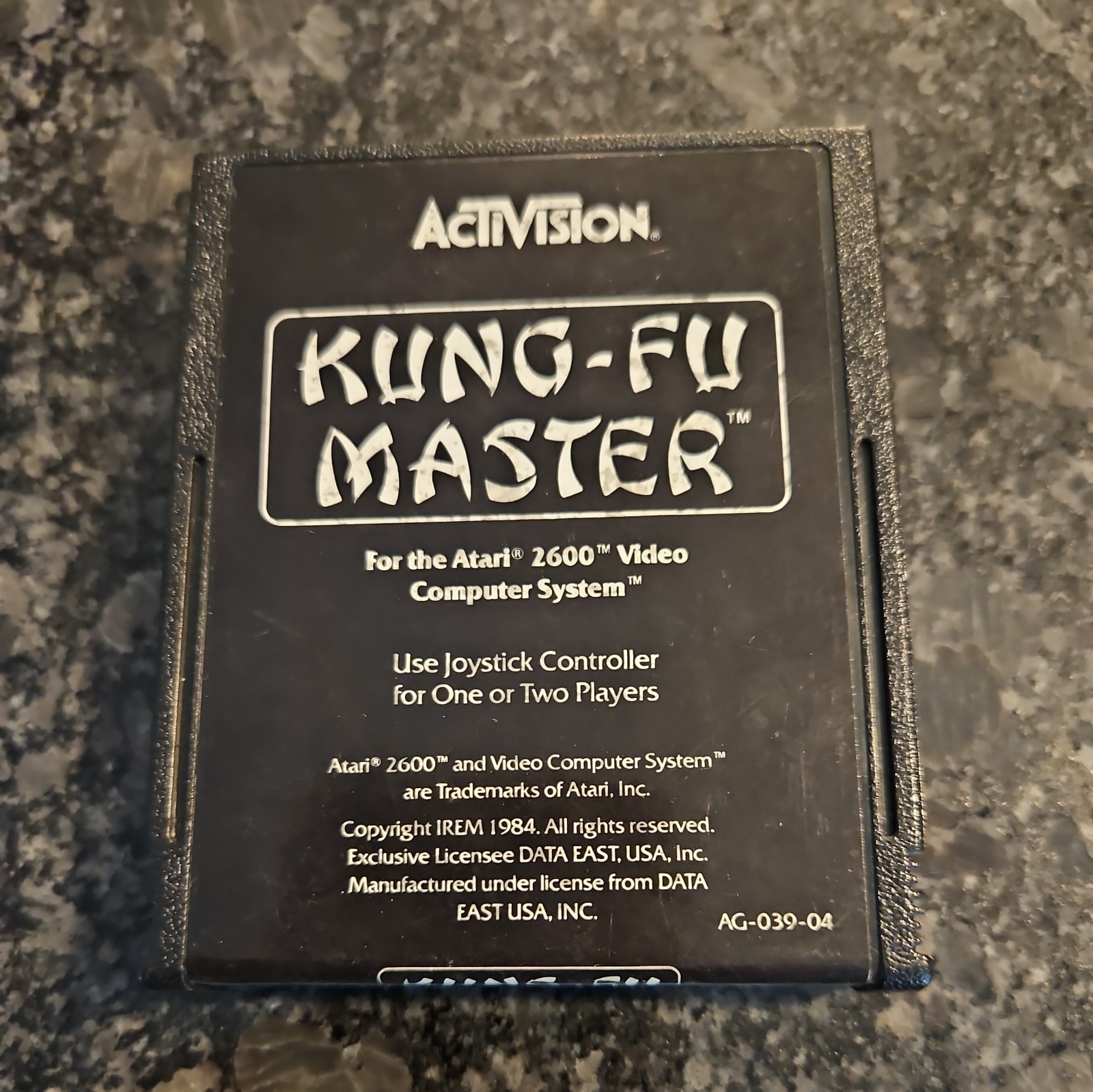 Kung-Fu Master (Atari 2600, 1987)- Authentic